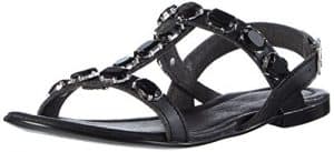 Tamaris 28159, Damen T-Spangen Sandalen, Schwarz (BLACK 001), 39 EU